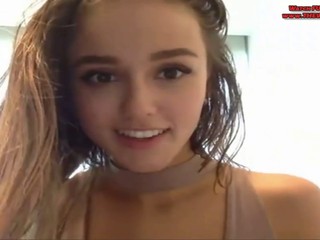 Cute teenager shows you what she's got