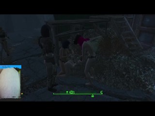 Alice and her friend fuck a neighbor with a strapon in all the cracks. Fallout 4 sex mod