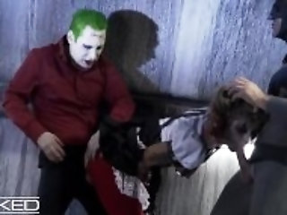 "Wicked - Harley Quinn Fucked By Joker & Batman"