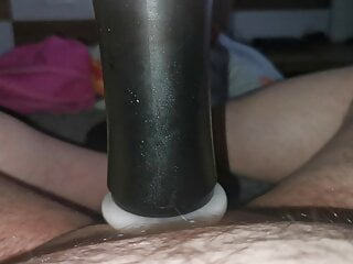 A small mastubation with a small rubber.
