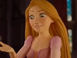 Disney Rapunzel gives curious first time blowjob and loves it!!! 🤩🤩🤩