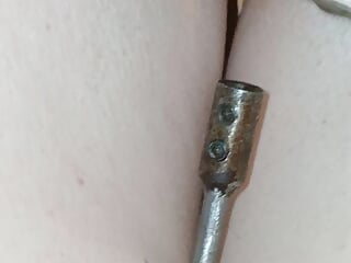 Beating a rod into my cock