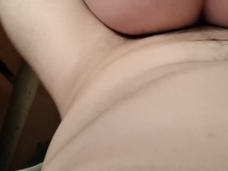 18yo On Her Knees Giving Me Aheago Blowjob in Bathroom then finishes me off with dem cheeks!