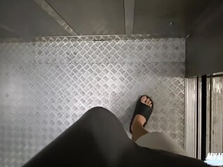 Pickup in the Elevator Ended with Me Fucking My Neighbor and Cumming in Her Mouth