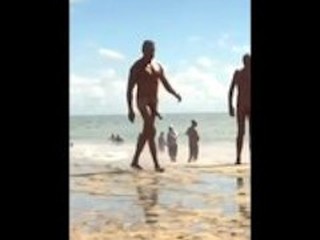monster cock flopping on nudist beach