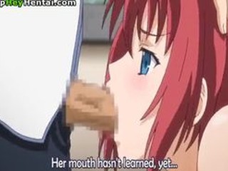 Hentai cute teen fucked and covered with sperm