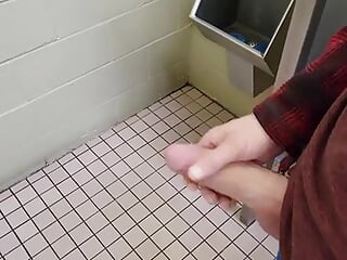 Johnholmesjunior in very risky mens public vancouver bathroom
