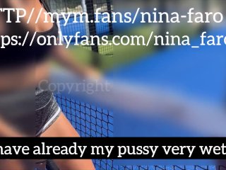 I get fucked by my tennis coach front of my cuckold after my session in the woods! French onlyfans