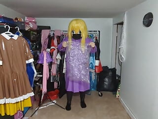 Kigurumi Cosplay PVC Raincoat and Dress Breathplay