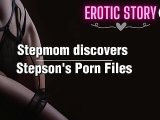 Stepmom discovers Stepson's Porn Files