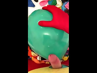 fucking a old green balloon near gens converse