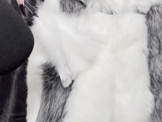 Sexy ASMR Fur Fox Coat And Boots