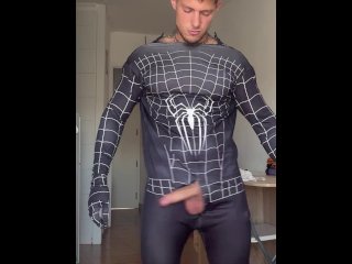 BoyGym Spiderman Tiktok BIG COCK SURPRISE
