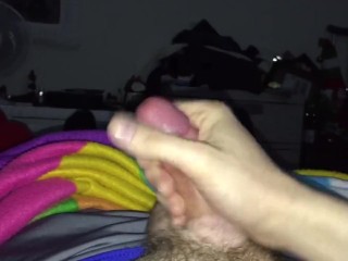 Jerking off before work