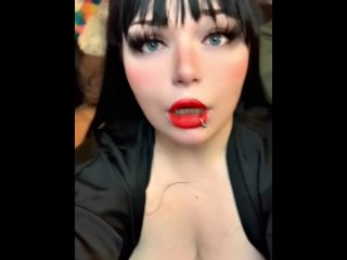 Daddys Goth Cumslut Takes 4 Loads (Extended Preview)