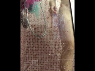 PinkyVelvet95 in the shower