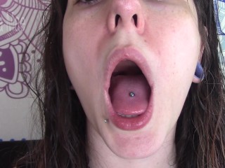 Fat Tongue Mouth Fetish